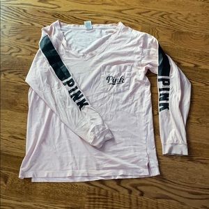 Oversized Pink Long Sleeve Shirt